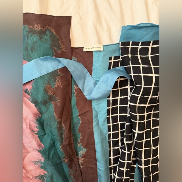 Dries van Noten Reversible Paneled silk midi wrap skirt - Picture 10 of 11